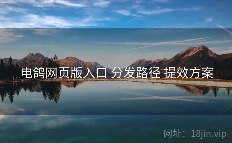 电鸽网页版入口 分发路径 提效方案