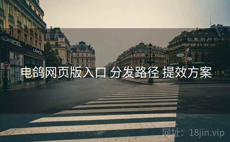 电鸽网页版入口 分发路径 提效方案
