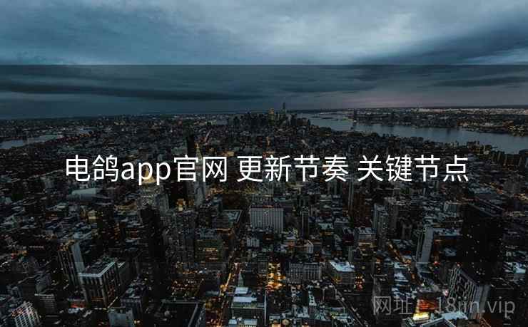 电鸽app官网 更新节奏 关键节点