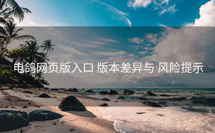 电鸽网页版入口 版本差异与 风险提示  第2张