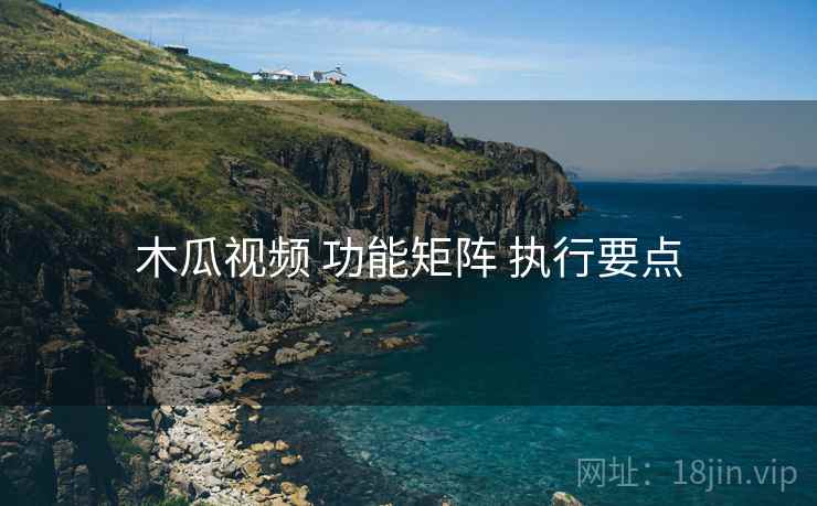 木瓜视频 功能矩阵 执行要点