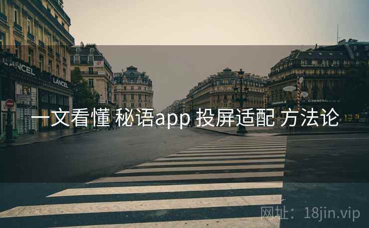 一文看懂 秘语app 投屏适配 方法论