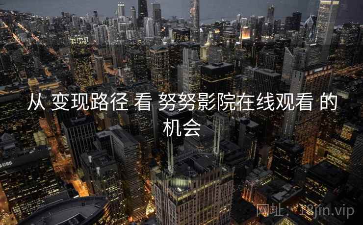 从 变现路径 看 努努影院在线观看 的机会
