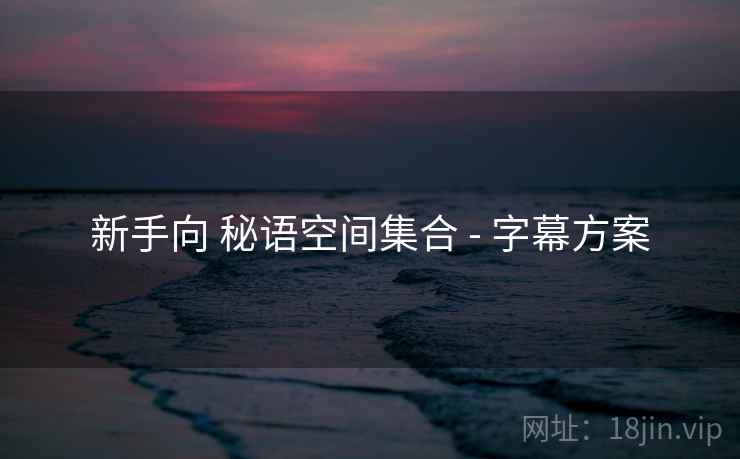 新手向 秘语空间集合 - 字幕方案